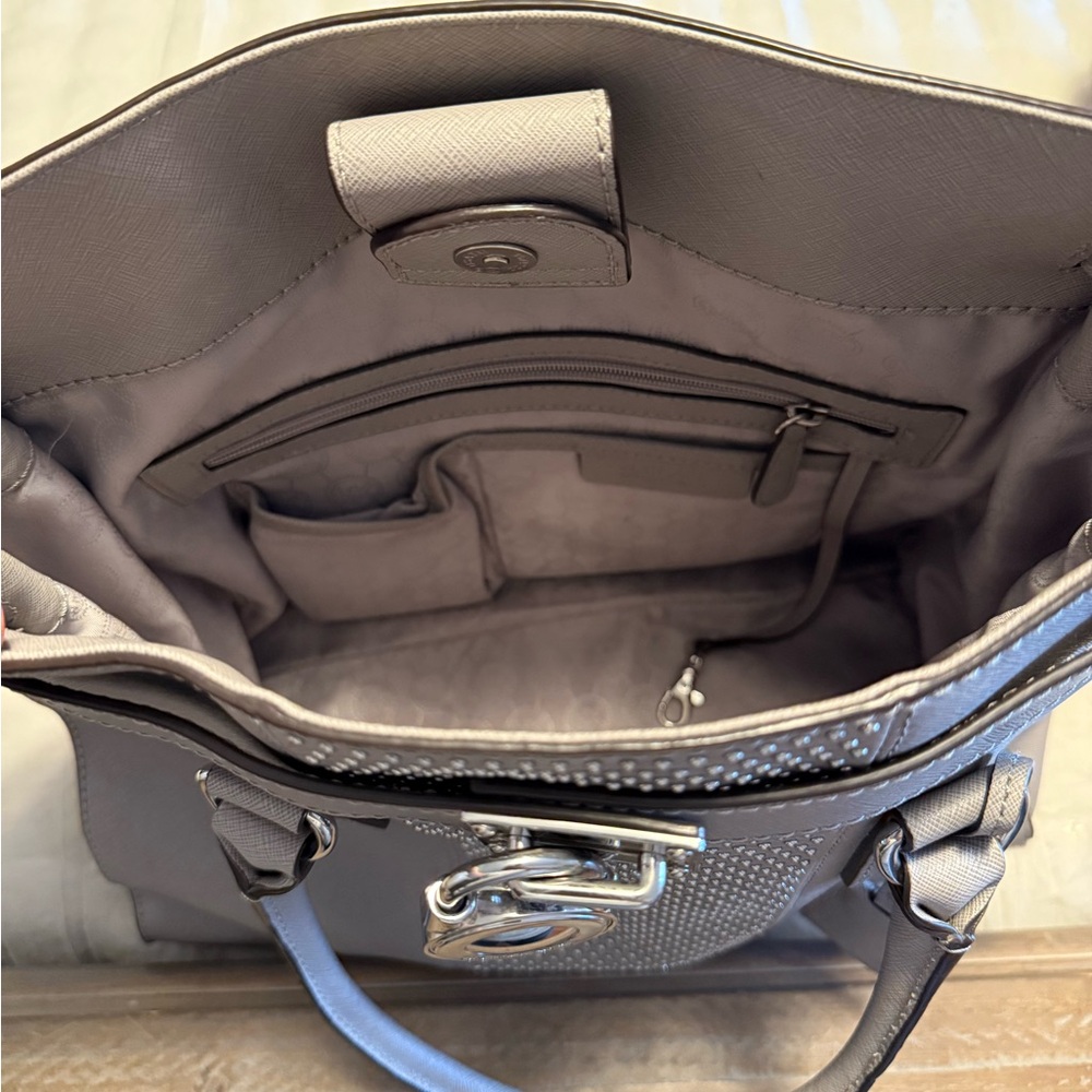 Michael Kors‎ Taupe Studded Satchel - Picture 2 of 3